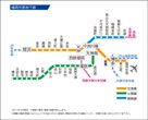 福岡地下鉄路線図