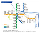 札幌地下鉄路線図